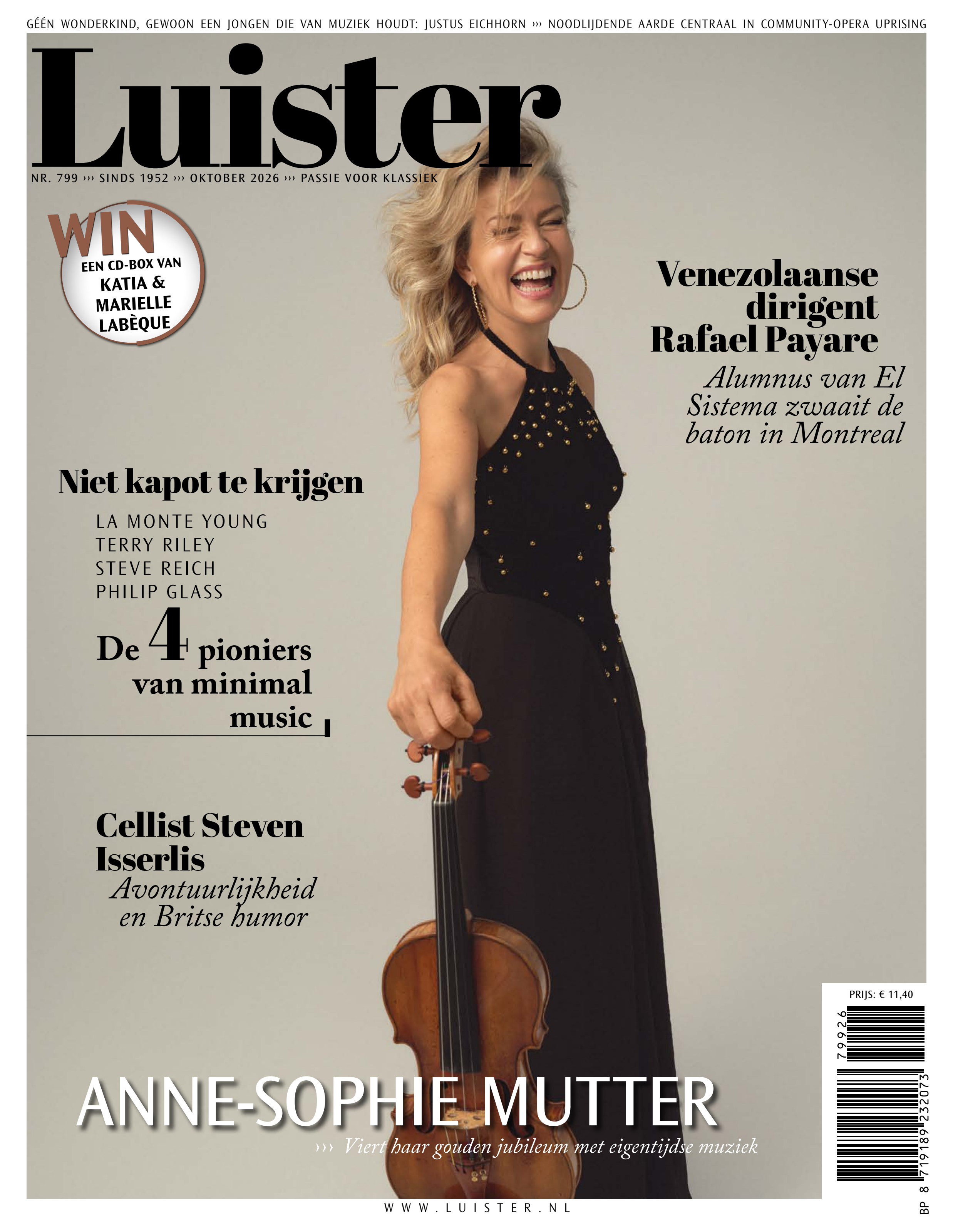 Omslag Luister nr. 799 · oktober 2026