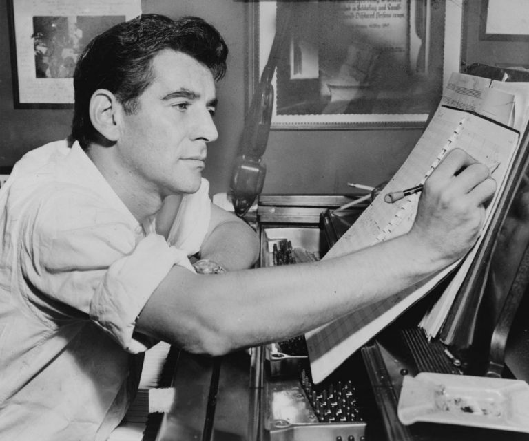 Leonard Bernstein in 1955