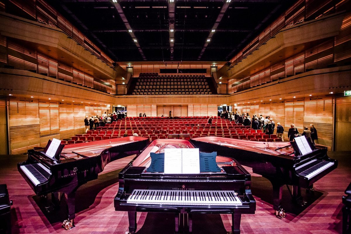 De YPF Piano Competition 2019 vindt plaats in Muziekgebouw aan ’t IJ in Amsterdam. Foto: Foppe Schut