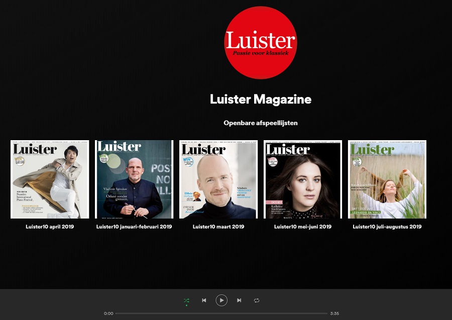 Klassieke muziek op Spotify met Luister magazine over klassieke muziek