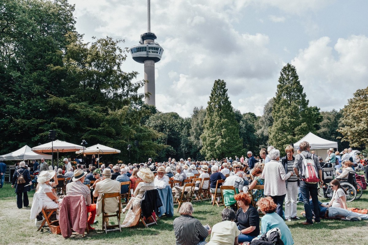 Weekend van de Romantische Muziek in Het Park bij de Euromast in Rotterdam.