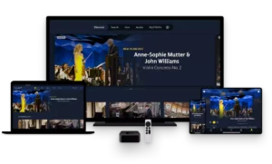 STAGE+ werkt op tv, laptop en tablet
