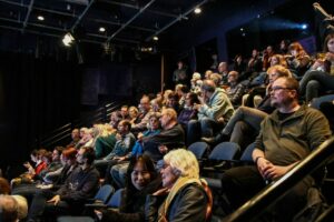 Het publiek tijdens het Nederlands Stille Film Festival.