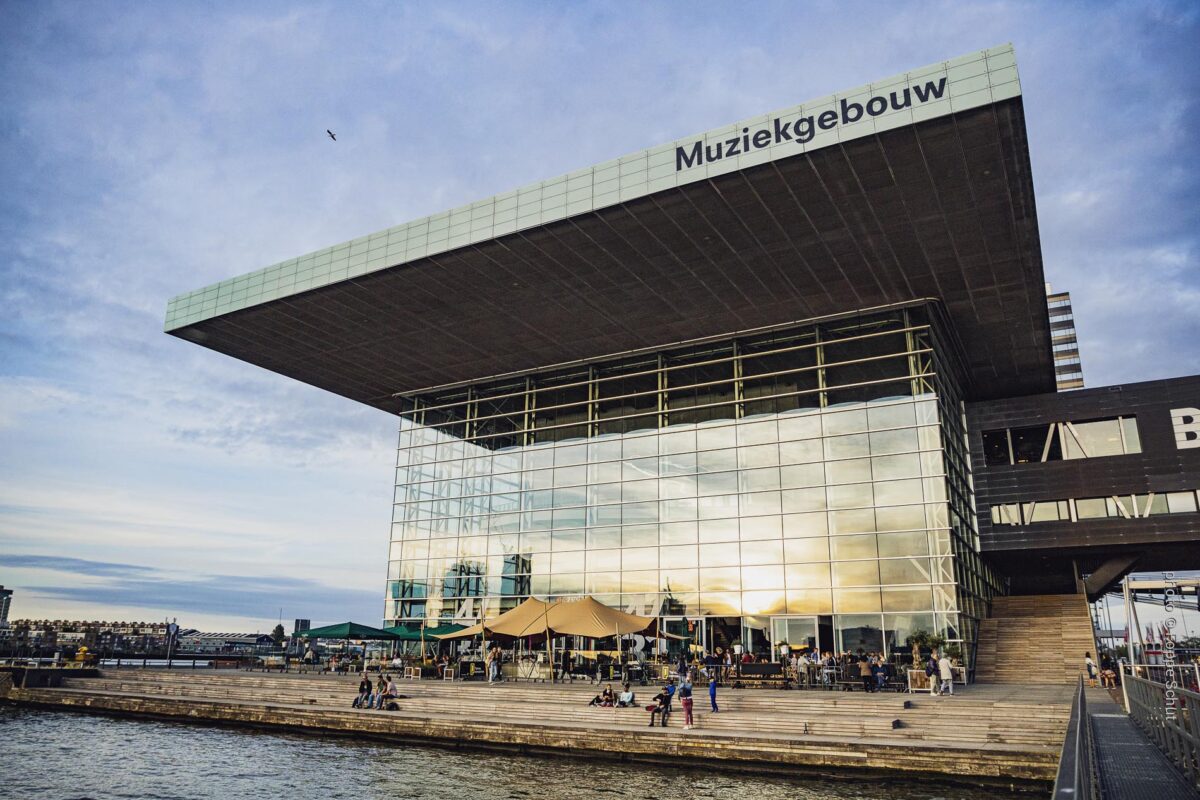 Muziekgebouw aan 't IJ in Amsterdam. Foto: Foppe Schut